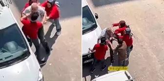 The elderly man, who is accused of theft, was prevented from escaping by all means.