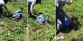 The young people who shared sexual content were brutally beaten with a stick.