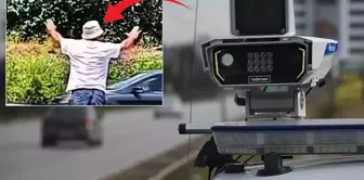 الصورة من تركيا! قام بسحب سيارته إلى جانب الطريق وأعطى تحذير 