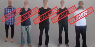 Five fugitives wanted with a red notice have been captured and brought to Turkey.