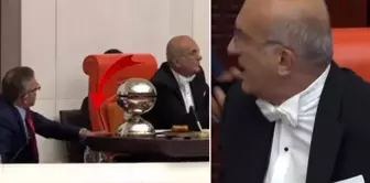 Tense moments in the Parliament! A member of the İYİ Party struck the podium of the Deputy Speaker of the Grand National Assembly.
