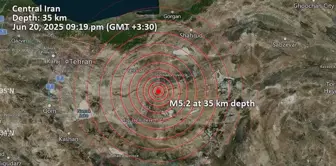 A 5.2 magnitude earthquake in Iran under Israeli attacks.