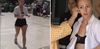 He/She couldn't take the exam because of the jewelry in his/her ear.