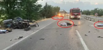 He crashed into a parked truck from behind! 3 people tragically lost their lives.