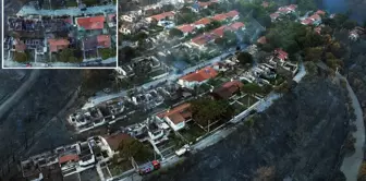 Forest fire in Seferihisar: 345-house holiday complex turned to ashes.