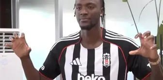 Beşiktaş's new star Abraham has arrived in Istanbul! Here are his first words.