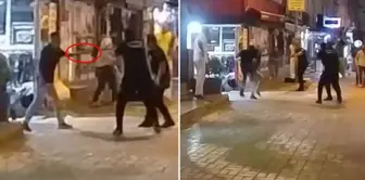 The police neutralized the person who drew a knife on him in this way.