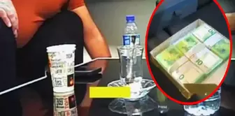 The moments when the vice president received a bribe of 110,000 Euros in a baklava box are captured on camera.