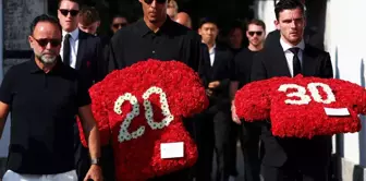 Cristiano Ronaldo's reaction at Diogo Jota's funeral.