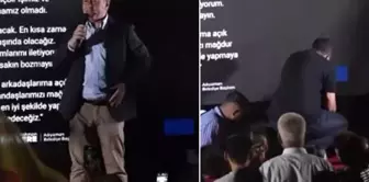 CHP Grup Başkanvekili Murat Emir со сцены упал.