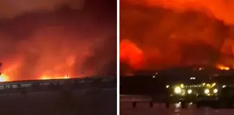 Tekirdağ is on fire! The forest fire has grown and spread to residential areas.