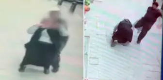 She grabbed her mother's throat and kicked.