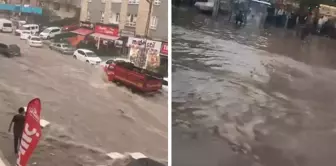 Heavy rainfall paralyzed life in Ankara.