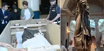 The bronze statue of Roman Emperor Marcus Aurelius is in Turkey after 65 years.