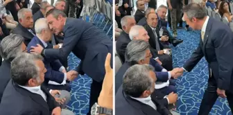 Ali Koç and Aziz Yıldırım shook hands, and Mahmut Uslu's gaze became the center of attention.