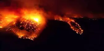 Karabük has been burning for 83 hours! The magnitude of the fire is captured on camera.