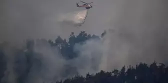 The fire in Kestel, Bursa has been completely extinguished, while the fight against the flames continues in Harmancık.