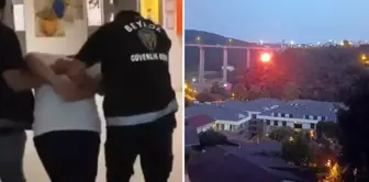 A person who set fire to the forest with a flare in Istanbul has been detained.