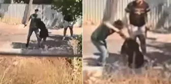 In the heart of Istanbul, horror! He attacked the woman he held at gunpoint with kicks and punches.