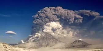 After the 8.8 magnitude earthquake, a volcano in Russia became active.