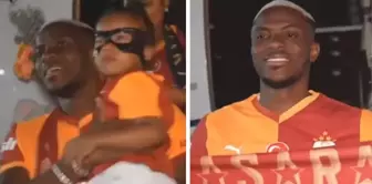 Great excitement! Galatasaray's new star Osimhen is in Istanbul.