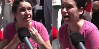 The teacher, who is a victim of the interview process, had a nervous breakdown during the protest in front of the ministry.