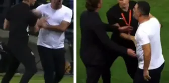 Arda Turan went crazy after receiving a red card.