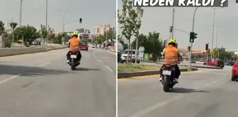 سجل صورة سائق الدراجة النارية الذي رسب في امتحان الرخصة جدلاً كبيراً.
