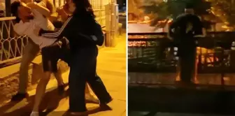 She was caught while trying to escape from her boyfriend and wanted to jump off the bridge.
