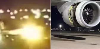 The cargo plane narrowly avoided disaster during its landing at the airport.