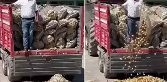 A farmer dumped a tractor load of potatoes in the village square, and the ministry launched an investigation.