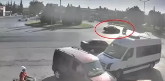The motorcycle rider hit by the car was dragged for meters.