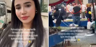 The young girl who shared her boyfriend selling lemons at the market became the center of attention.