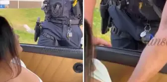 The police officer was arrested for harassing a female driver he stopped.