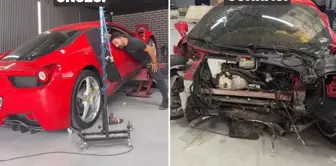The master who took a test drive in a 17 million Ferrari has had his life turned upside down: The car doesn't even have insurance.