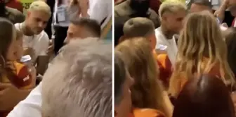 Icardi headbutted a Galatasaray fan.