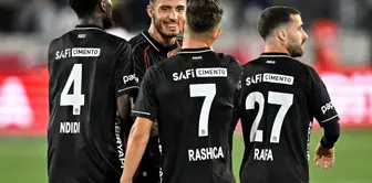 Beşiktaş missed the victory in the final moments in Switzerland.