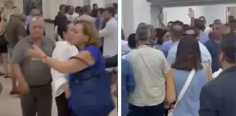 CHP مارماريس انتخابات المندوبين تشهد توتراً! حدثت مشاجرة