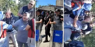 Unwanted images! The police entered the neighborhood where citizens have been resisting for days.