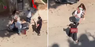 He chased his own child with a knife, and the little girl's screams echoed through the street.