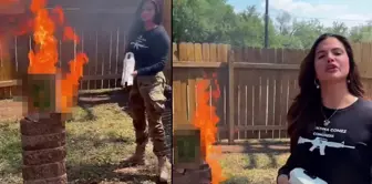 An American politician burned a Quran and hurled insults at Muslims.