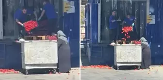 The incident where crates of tomatoes were thrown away turned out to be something entirely different.