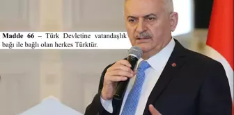 Binali Yıldırım's controversial statement: The definition of citizenship should be reconsidered.