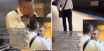 Metro harassment scandal: He covered his face and fled when the woman turned on the camera.