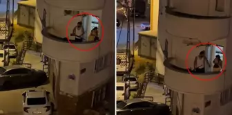 She went out to the balcony in her underwear, and when her neighbors warned her, she returned with a rifle.