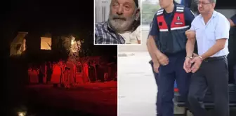 A teacher who killed his tenant by beating him over 500 lira had a fire in his house.