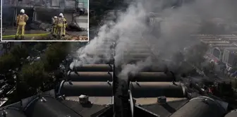 A major fire in the heart of Istanbul! 17 businesses were severely damaged.