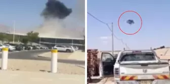 Attack on Ramon Airport in Israel by Houthis! Smoke is rising.