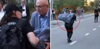CHP member Mahmut Tanal couldn't stand it when he saw the condition of the female police officer.