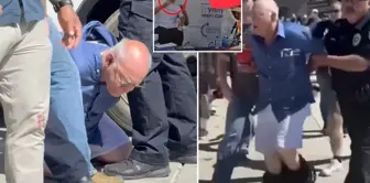 The attacker who hit the American activist from 180 meters away was caught red-handed.